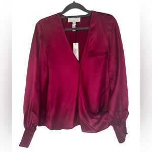 Fleur du mal 100% silk blouse